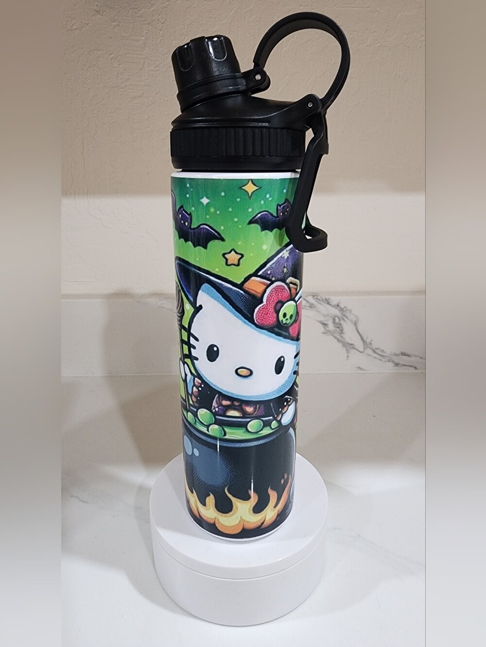 Halloween Hello Kitty Witch Sports Bottle 20oz